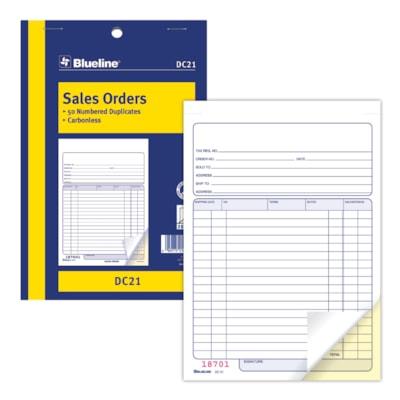 SALES ORDER 2PT NCR 5-3/8X8