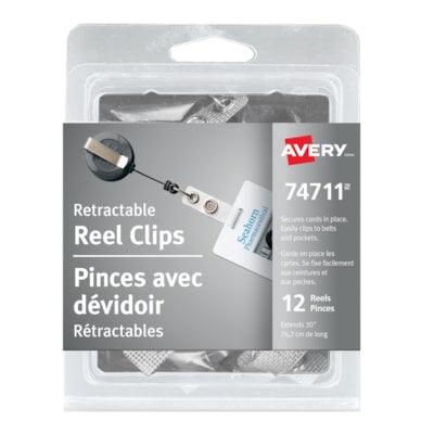 AVERY RETRACTABLE ID REEL CLIP