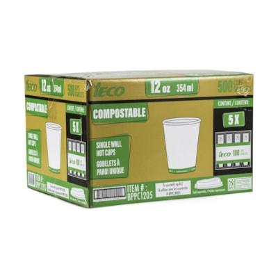 IECO 12 OZ COMPOST CUP 5PK/CS