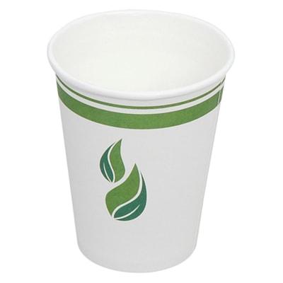 10OZ COMPOSTABLE HOT CUP 50/PK