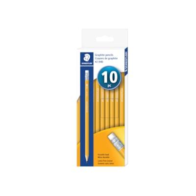 STAEDTLER YELLOW PENCILS 10/PK