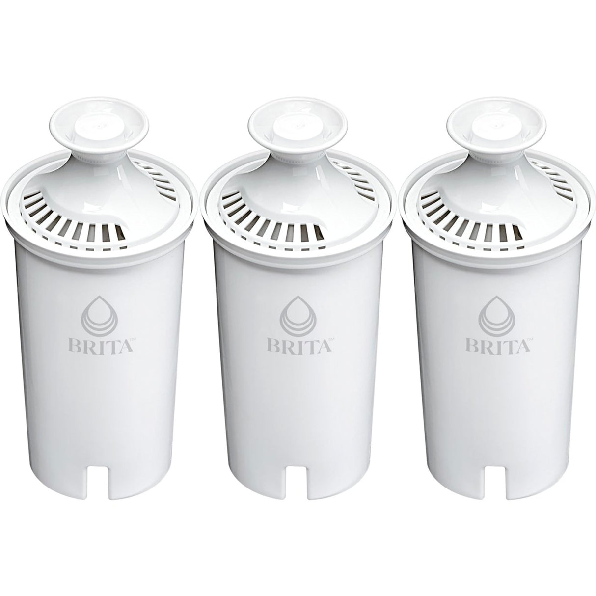 Brita Standard Replacement Filter, Reduces Contaminants while keeping healthy minerals, Certified by WQA to reduce Chlorine for improved taste, Made without BPA, Replace after 151 litres, 3 Count
