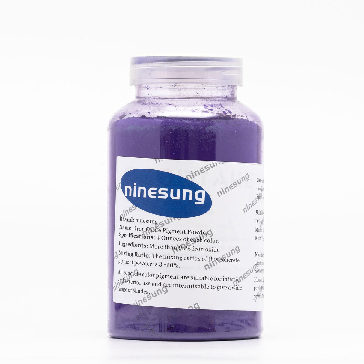 Ninesung 5 Beautiful Contact Cement Color Pigment, Iron Oxide Powder - Pigment Powder for Concrete Dye, Cement, Artistic, Painting, Clay, Lime, Plaster, Paint (5 Colors)