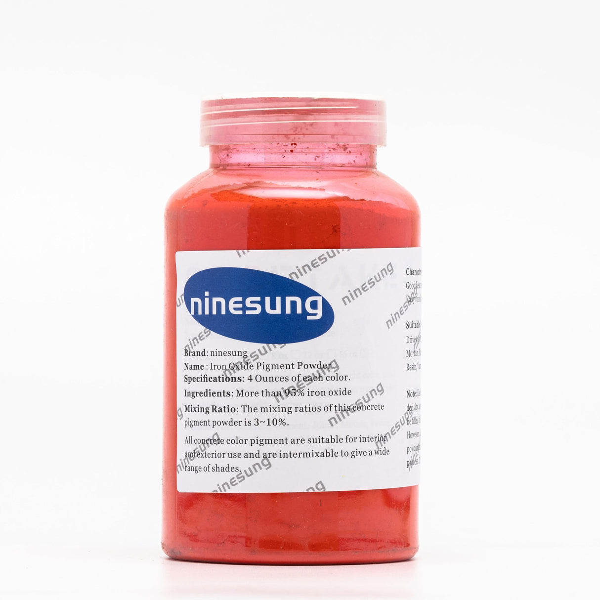 Ninesung 5 Beautiful Contact Cement Color Pigment, Iron Oxide Powder - Pigment Powder for Concrete Dye, Cement, Artistic, Painting, Clay, Lime, Plaster, Paint (5 Colors)