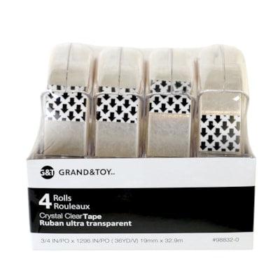 G&T CRYSTAL TAPE DISPENSER 4PK