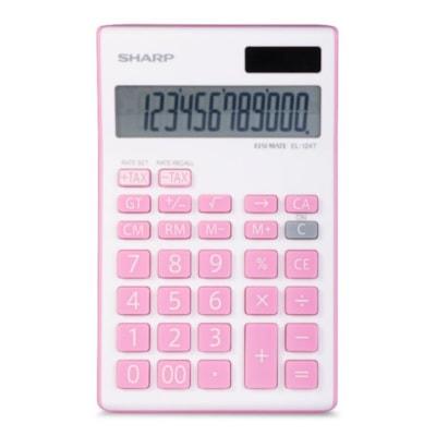 SHARP DESKTOP PNK 12DIGIT CALC