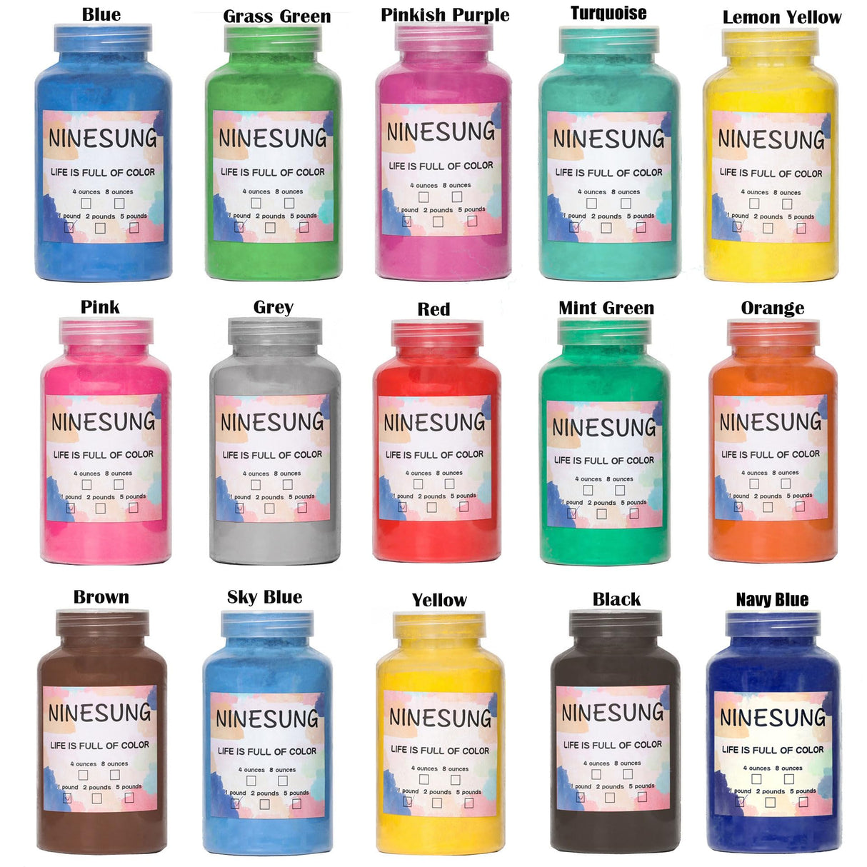 Ninesung Powder Coating Powder | Powder Coat Perfect for Metal Surfaces | Car Paint | Building Materials | Powder Paint for Steel Structures, Factories, Buildings, Playgrounds, Gardens (Orange, 16 oz)