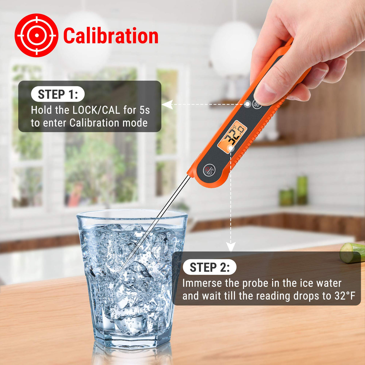 ThermoPro Waterproof Digital Instant Read Meat Thermometer Kitchen Cooking Food Thermometer with Backlight Steak Oil Fry Candy Thermometer