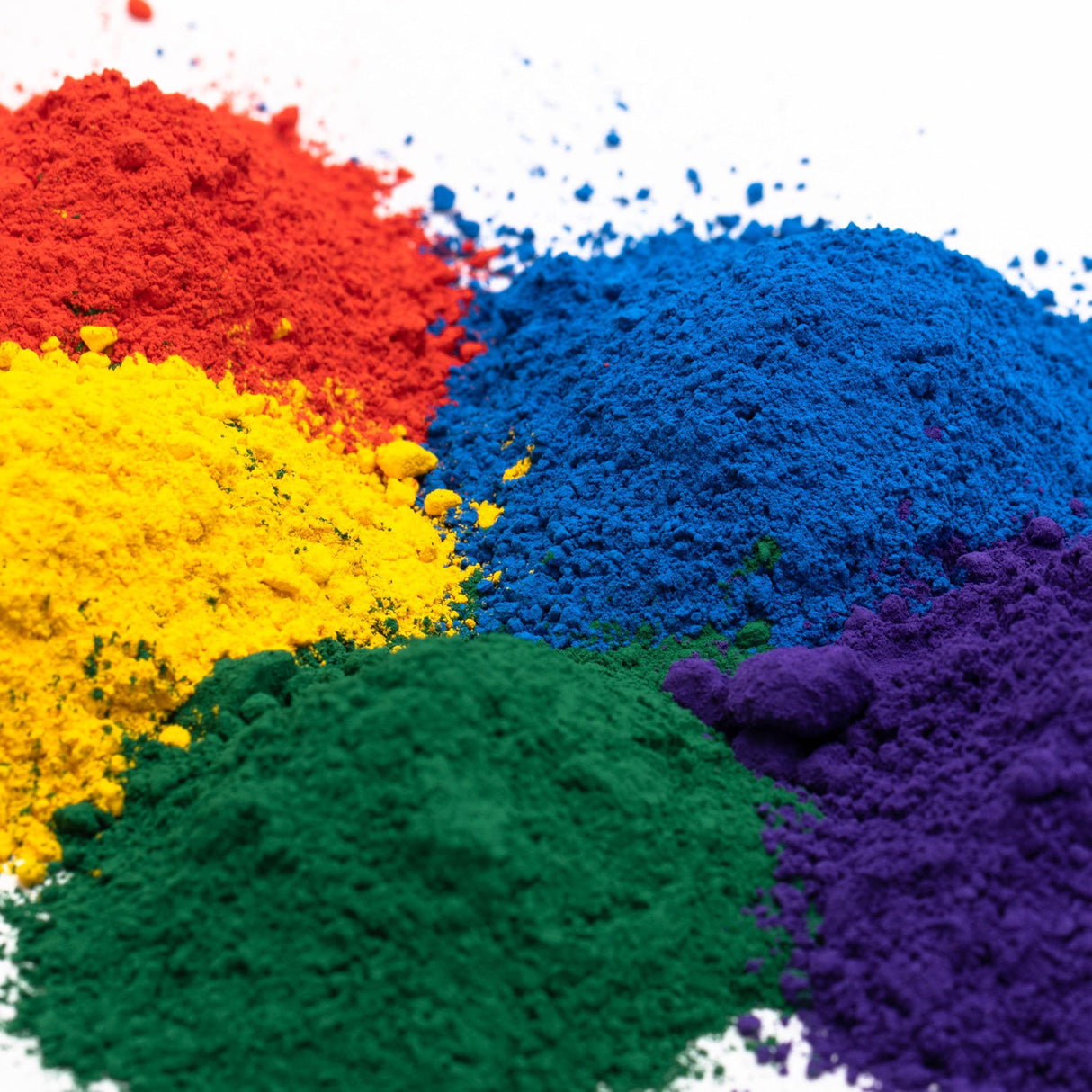 Ninesung 5 Beautiful Contact Cement Color Pigment, Iron Oxide Powder - Pigment Powder for Concrete Dye, Cement, Artistic, Painting, Clay, Lime, Plaster, Paint (5 Colors)