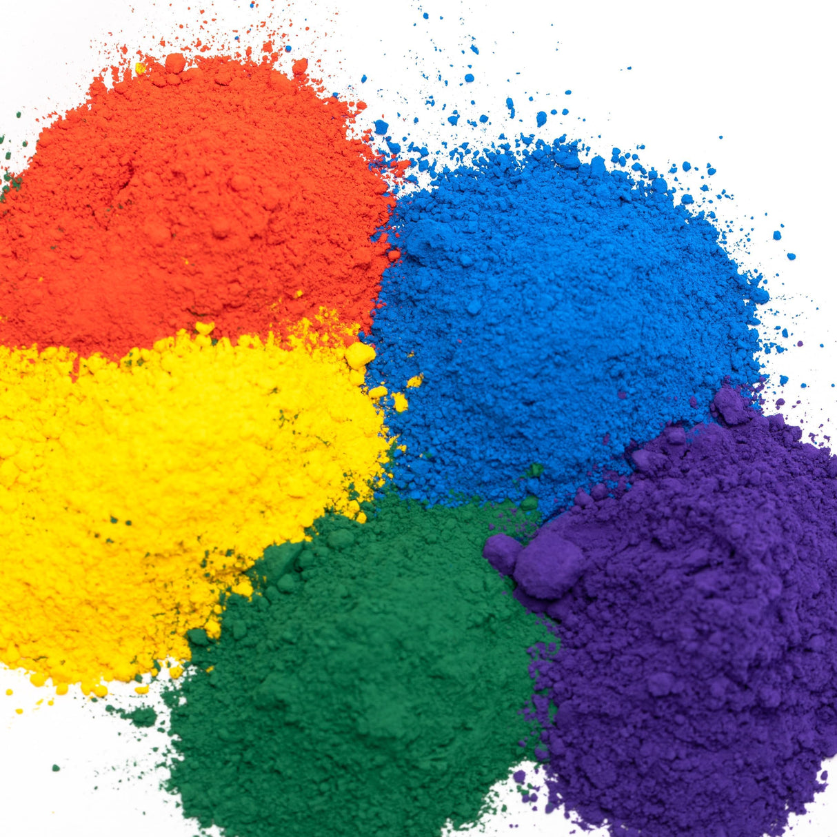 Ninesung 5 Beautiful Contact Cement Color Pigment, Iron Oxide Powder - Pigment Powder for Concrete Dye, Cement, Artistic, Painting, Clay, Lime, Plaster, Paint (5 Colors)