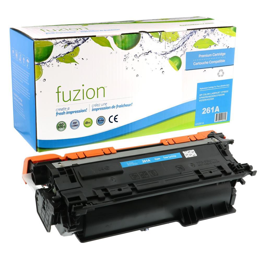 Fuzion Remanufactured Toner for HP CE261A (648A) - Cyan