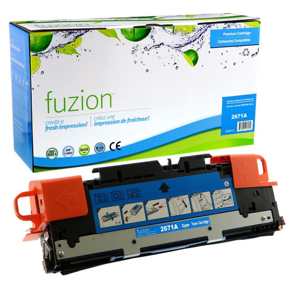 Fuzion Remanufactured Toner for HP Q2671A (309A) - Cyan