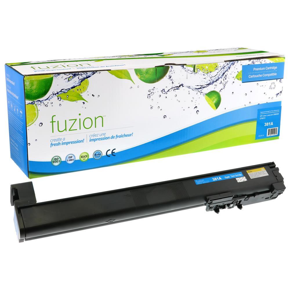 Fuzion Remanufactured Toner for HP CB381A (824A) - Cyan