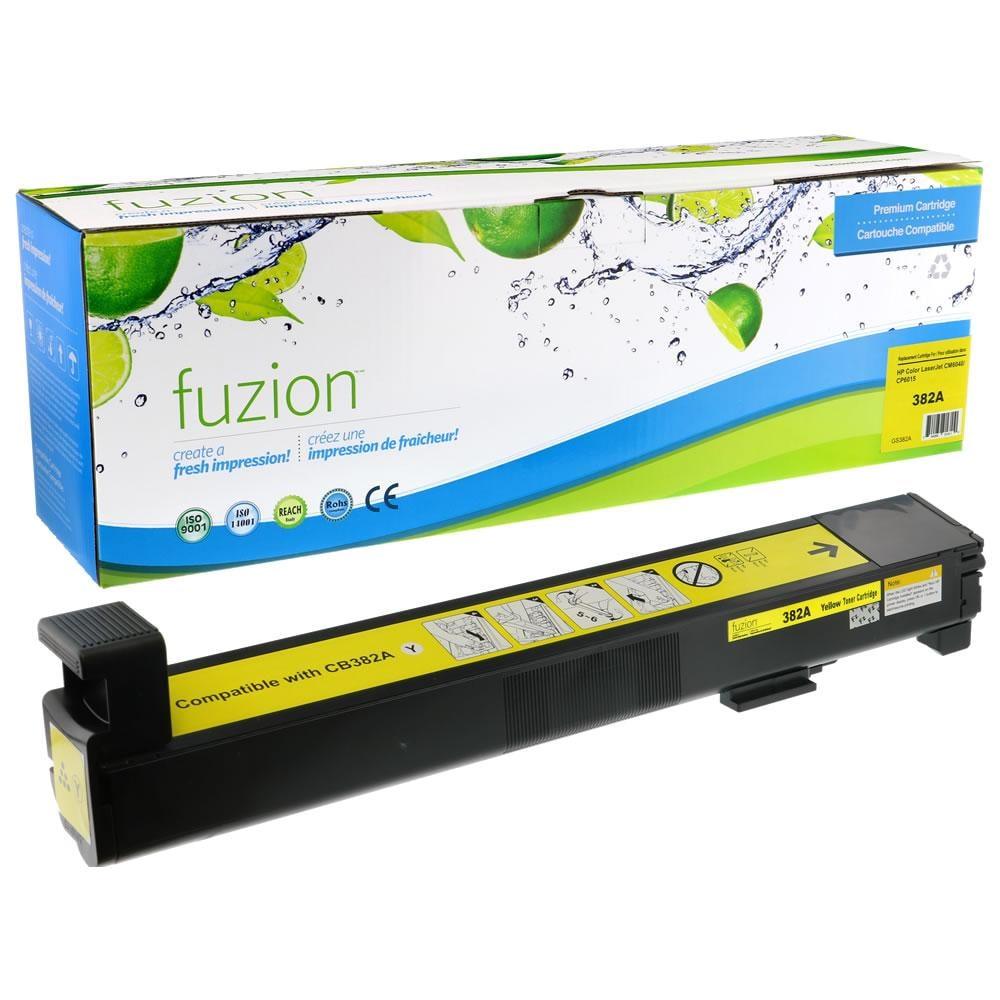 Fuzion Remanufactured Toner for HP CB382A (824A) - Yellow