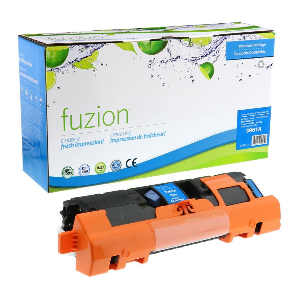Fuzion Remanufactured Toner for HP Q3961A (122A) - Cyan