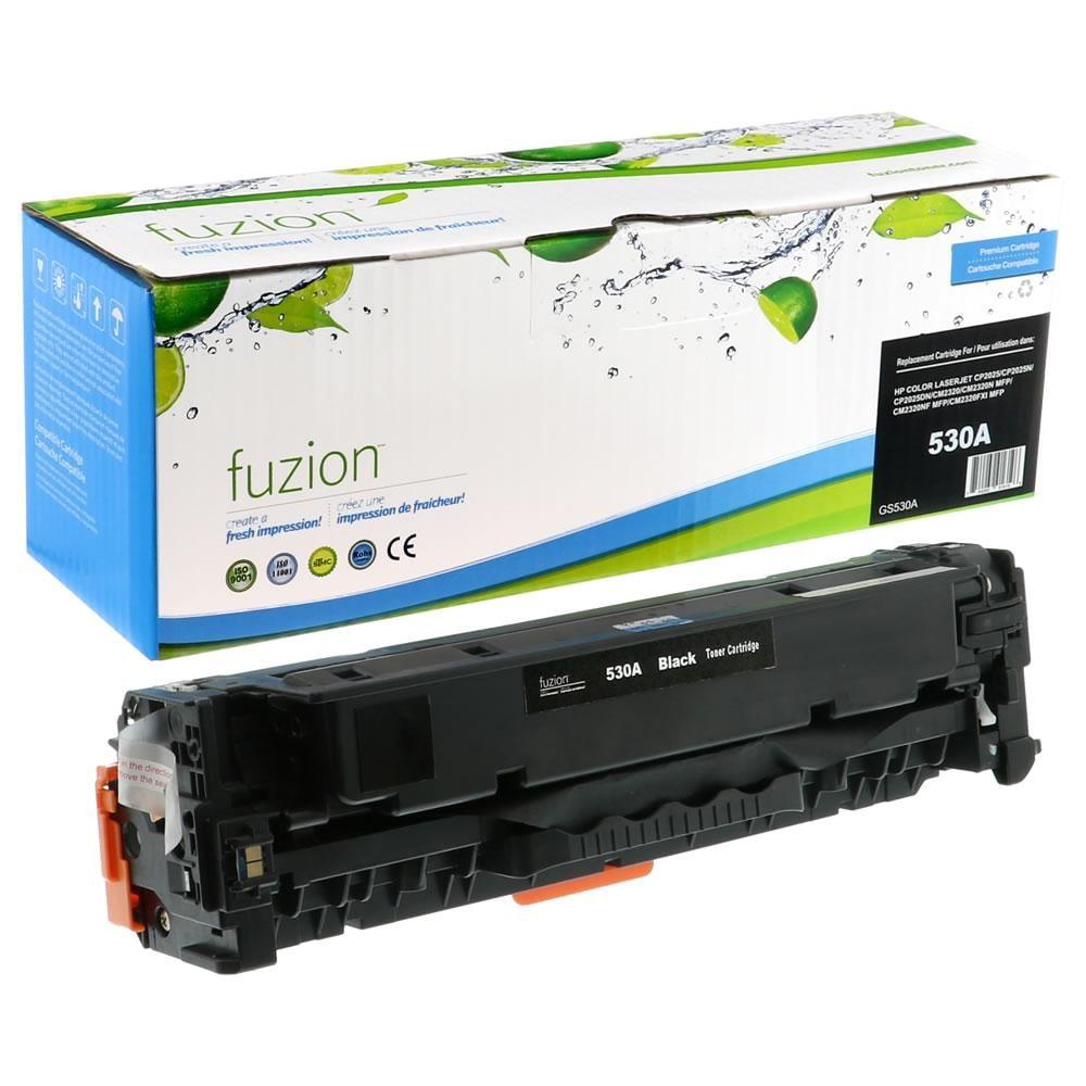 Fuzion Remanufactured Toner for HP CC530A (304A) - Black