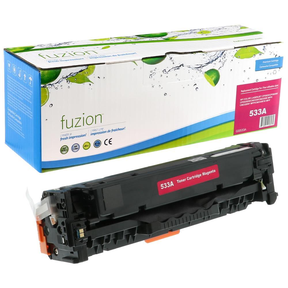 Fuzion Remanufactured Toner for HP CC533A (304A) - Magenta