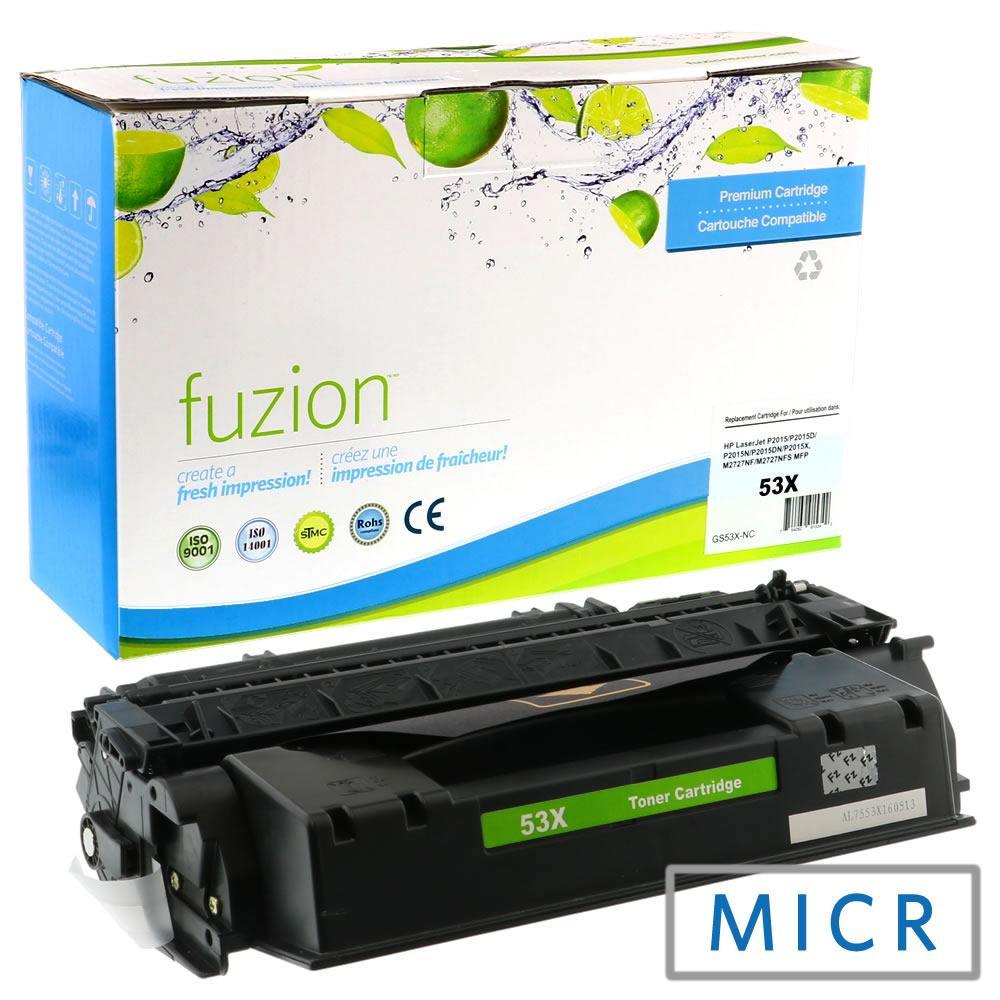 Fuzion Remanufactured MICR Cartridges for HP Q7553X (53X) MICR