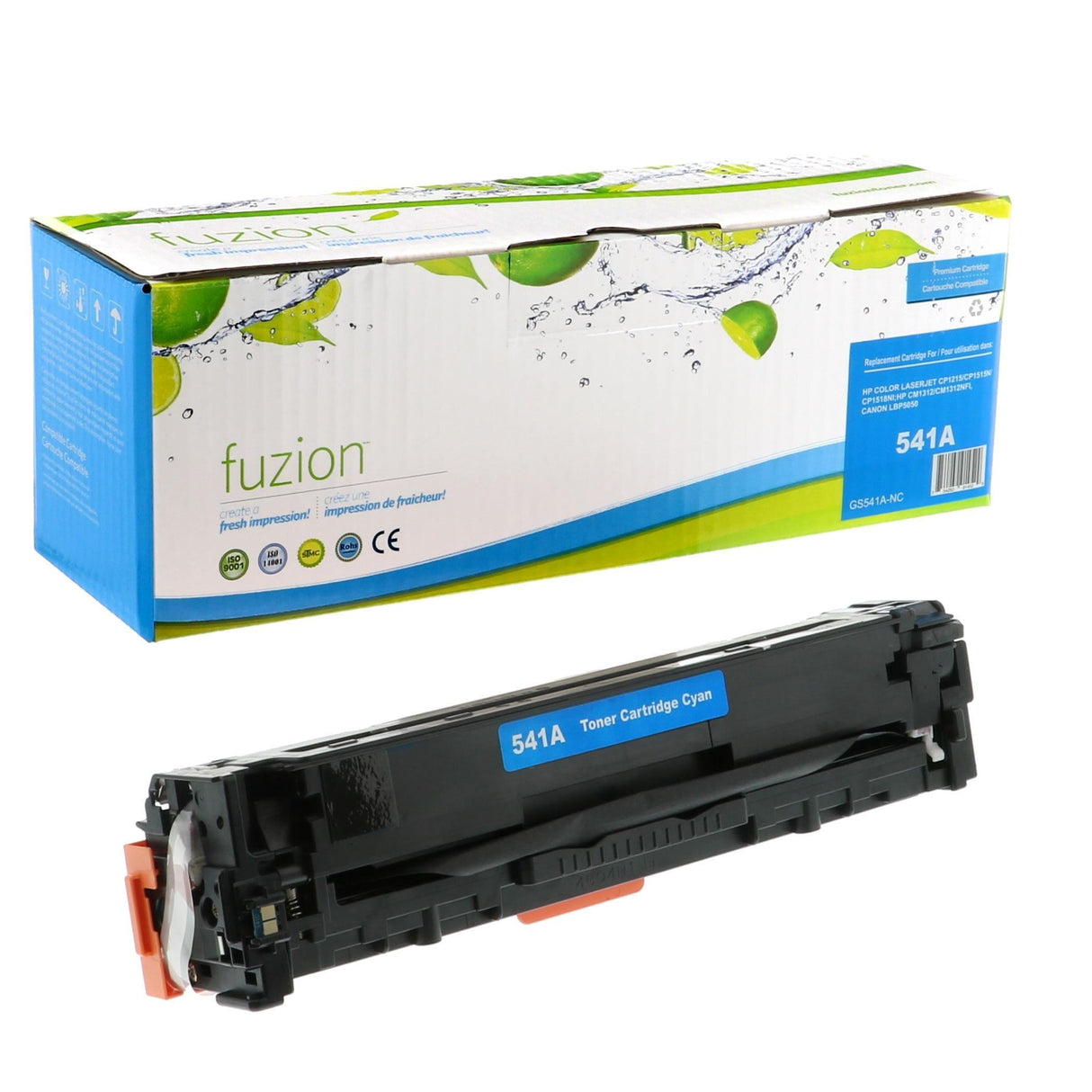Fuzion New Compatible Toner for HP CB541A (125A) - Cyan