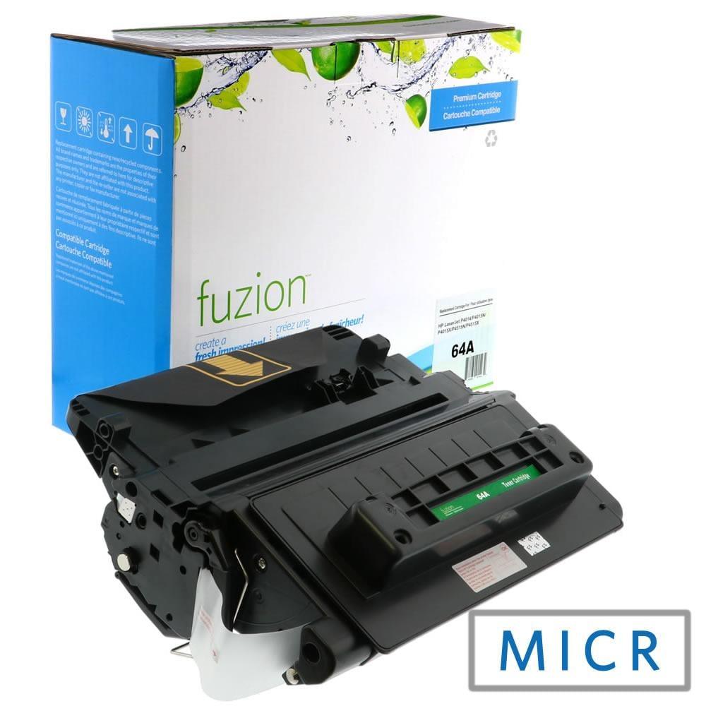 Fuzion Remanufactured MICR Cartridges for HP CC364A (64A) MICR