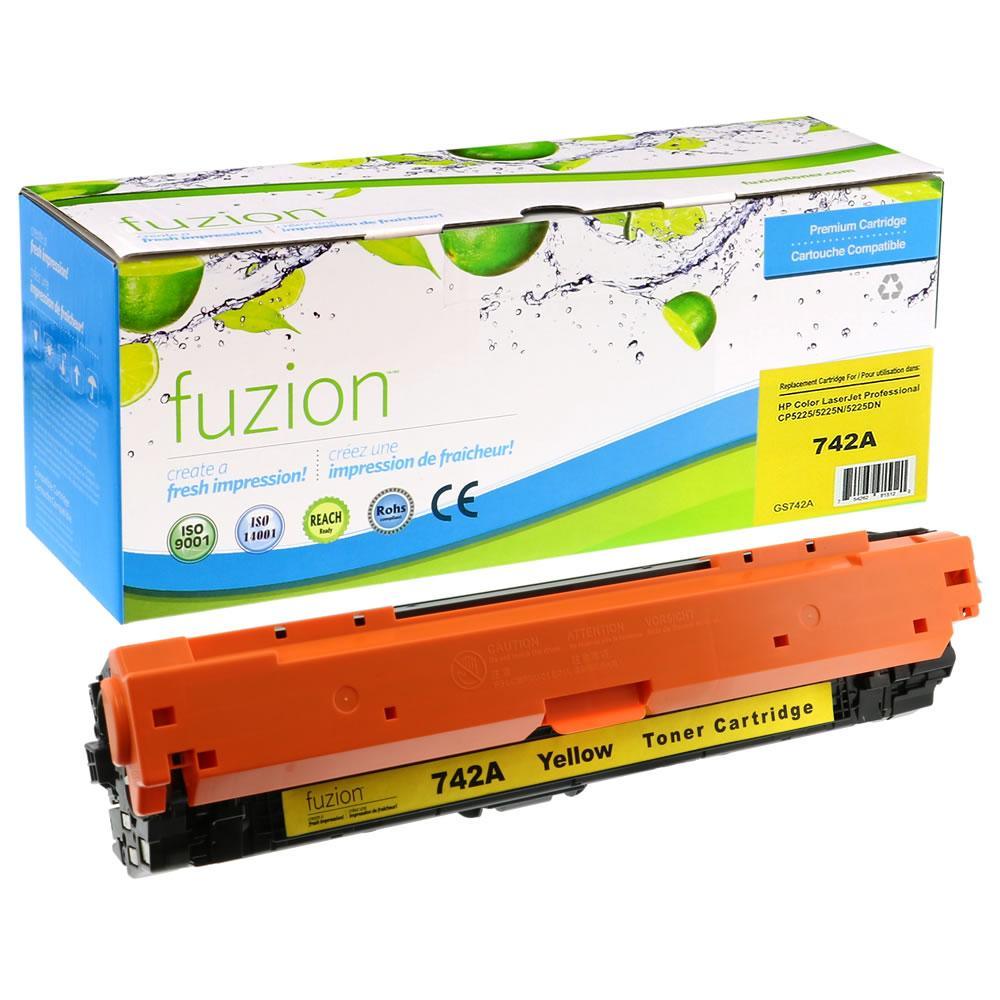 Fuzion Remanufactured Toner for HP CE742A (307A) - Yellow