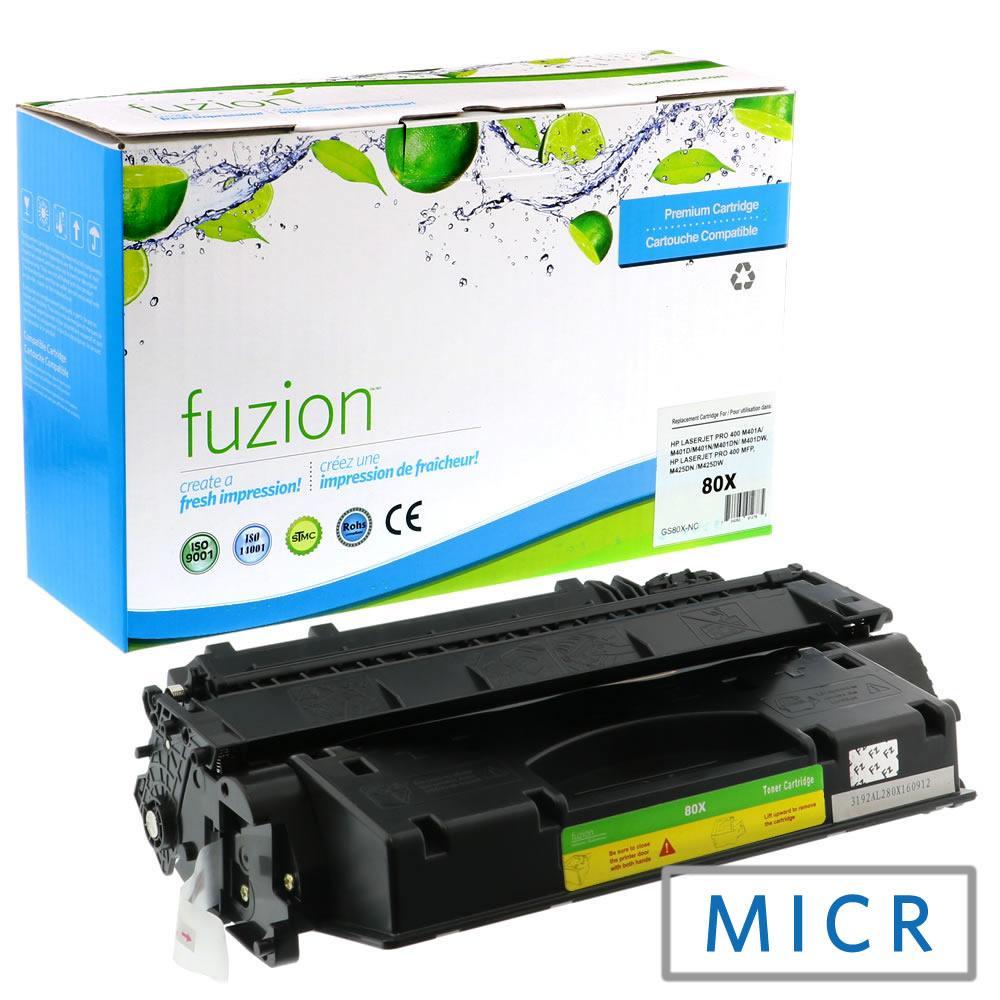 Fuzion Remanufactured MICR Cartridges for HP CF280X (80X) MICR
