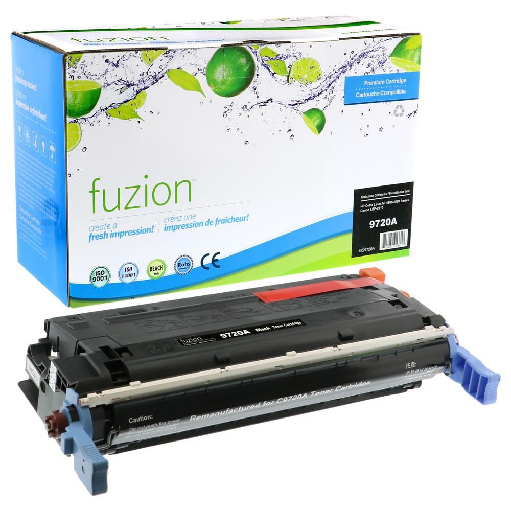 Fuzion Remanufactured Toner for HP Q9720A (641A) - Black