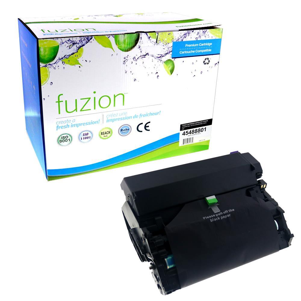 Fuzion New Compatible Toner for Okidata 45488801 - Black