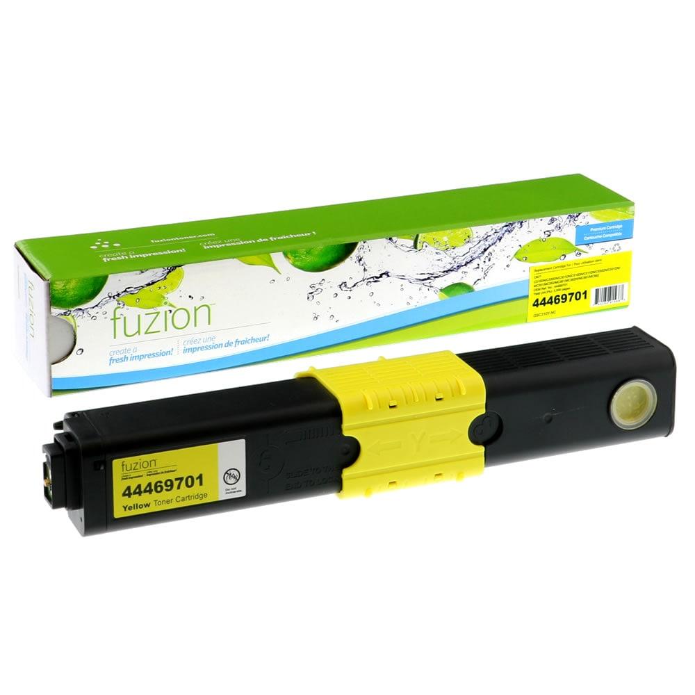 Fuzion New Compatible Toner for Okidata 44469701 - Yellow