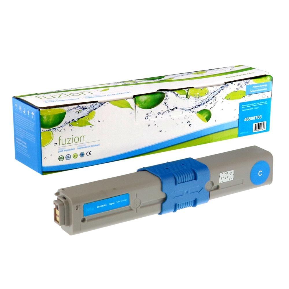 Fuzion New Compatible Toner for Okidata 46508703 - Cyan