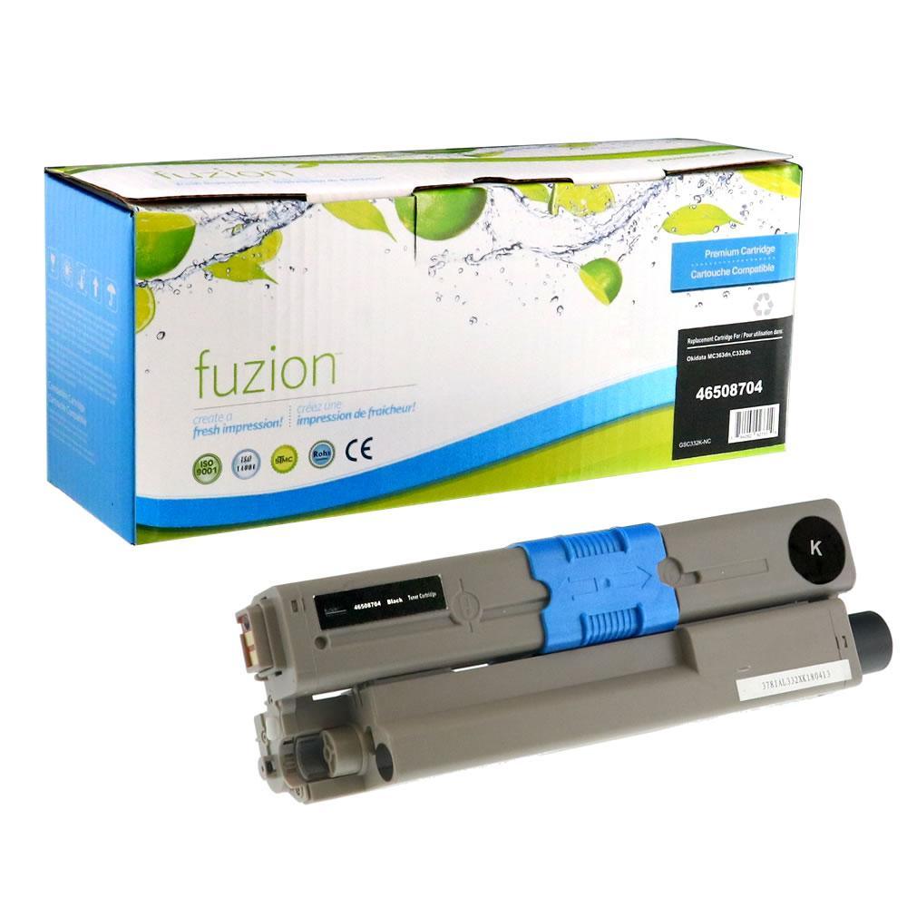 Fuzion New Compatible Toner for Okidata 46508704 - Black