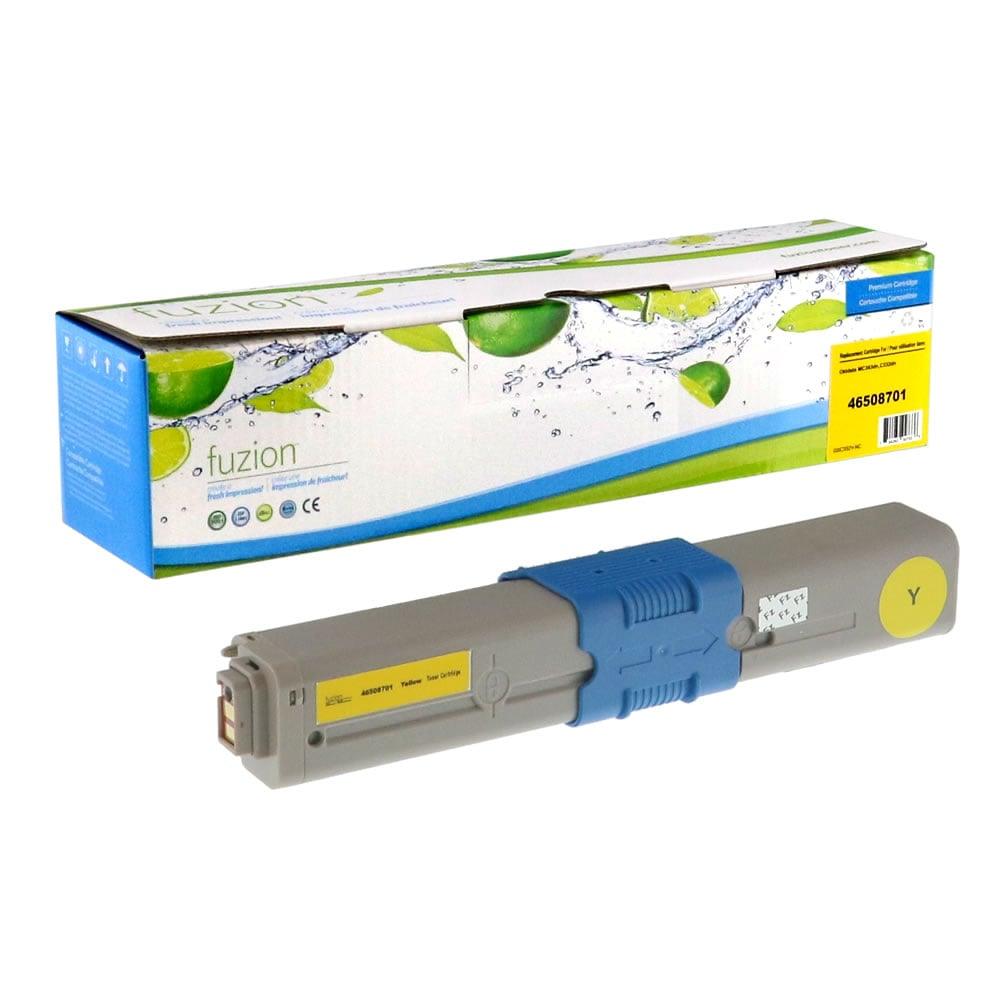 Fuzion New Compatible Toner for Okidata 46508701 - Yellow