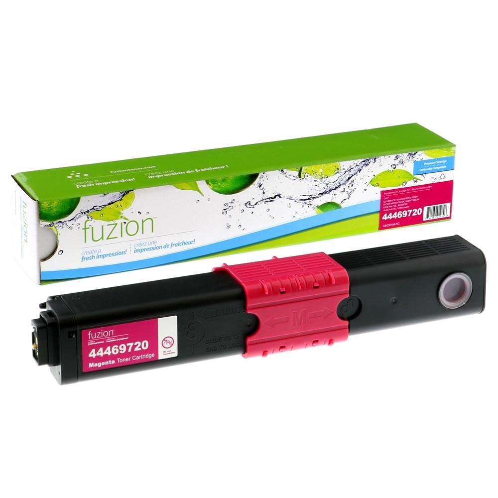 Fuzion New Compatible Toner for Okidata 44469720 - Magenta