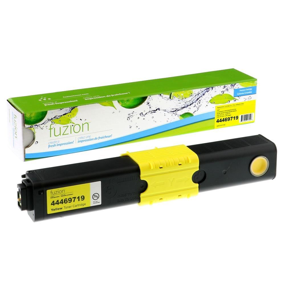 Fuzion New Compatible Toner for Okidata 44469719 - Yellow