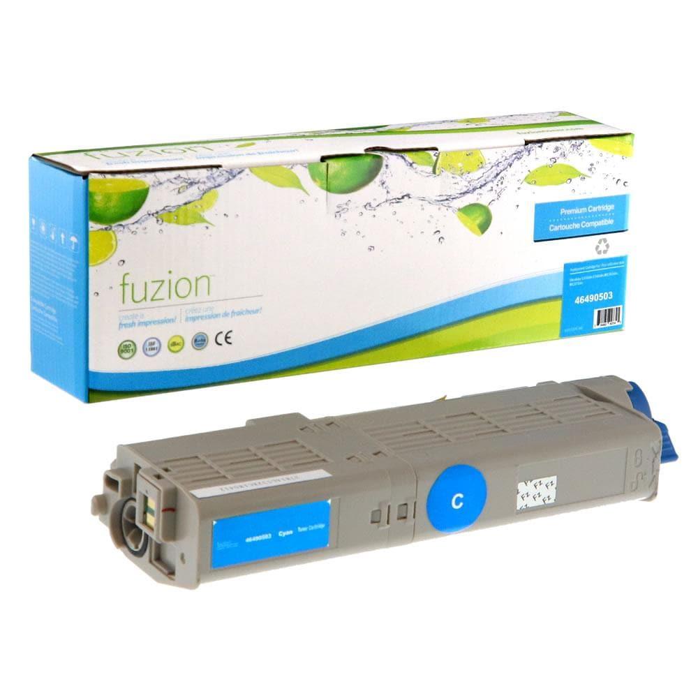 Fuzion New Compatible Toner for Okidata 46490503 - Cyan