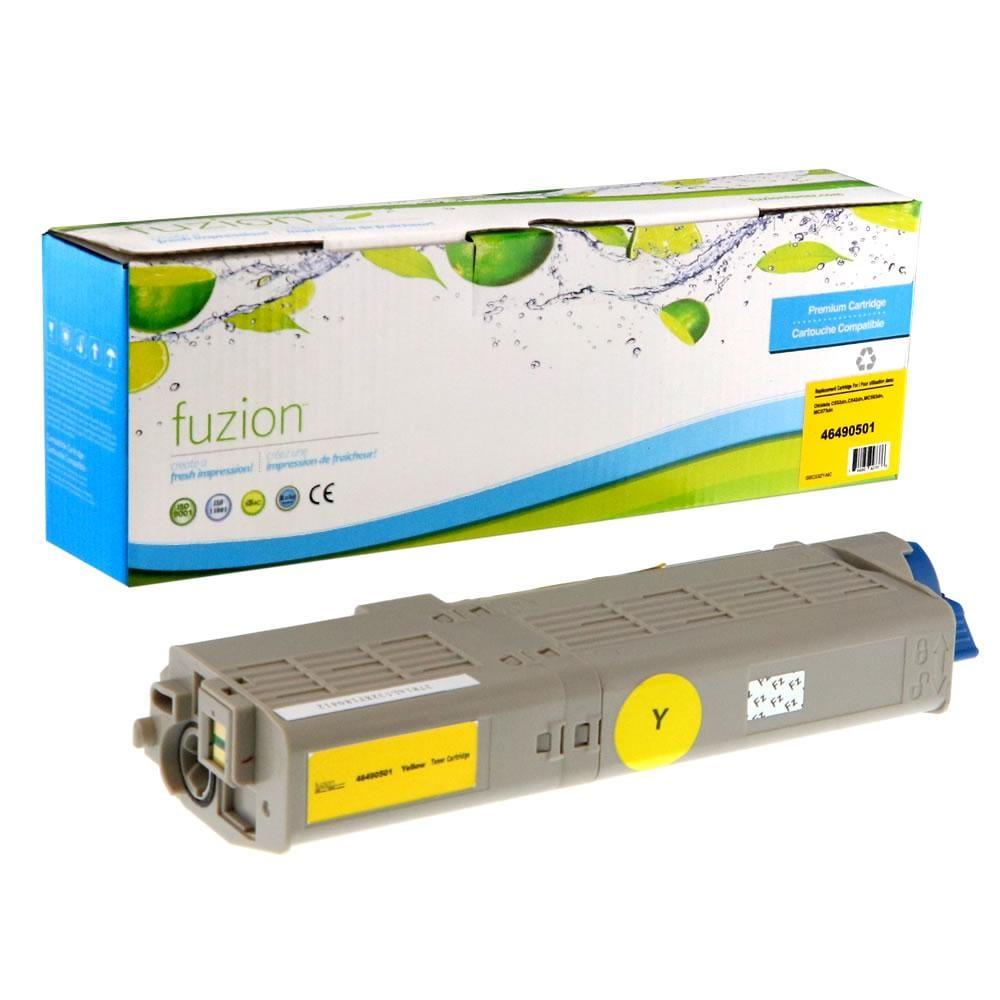 Fuzion New Compatible Toner for Okidata 46490501 - Yellow