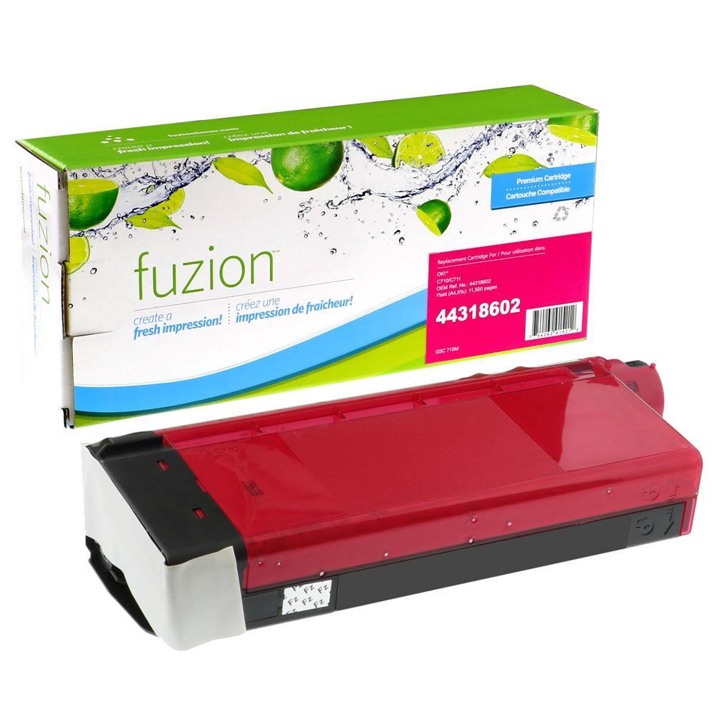 Fuzion Remanufactured Toner for Okidata 43866102 - Magenta
