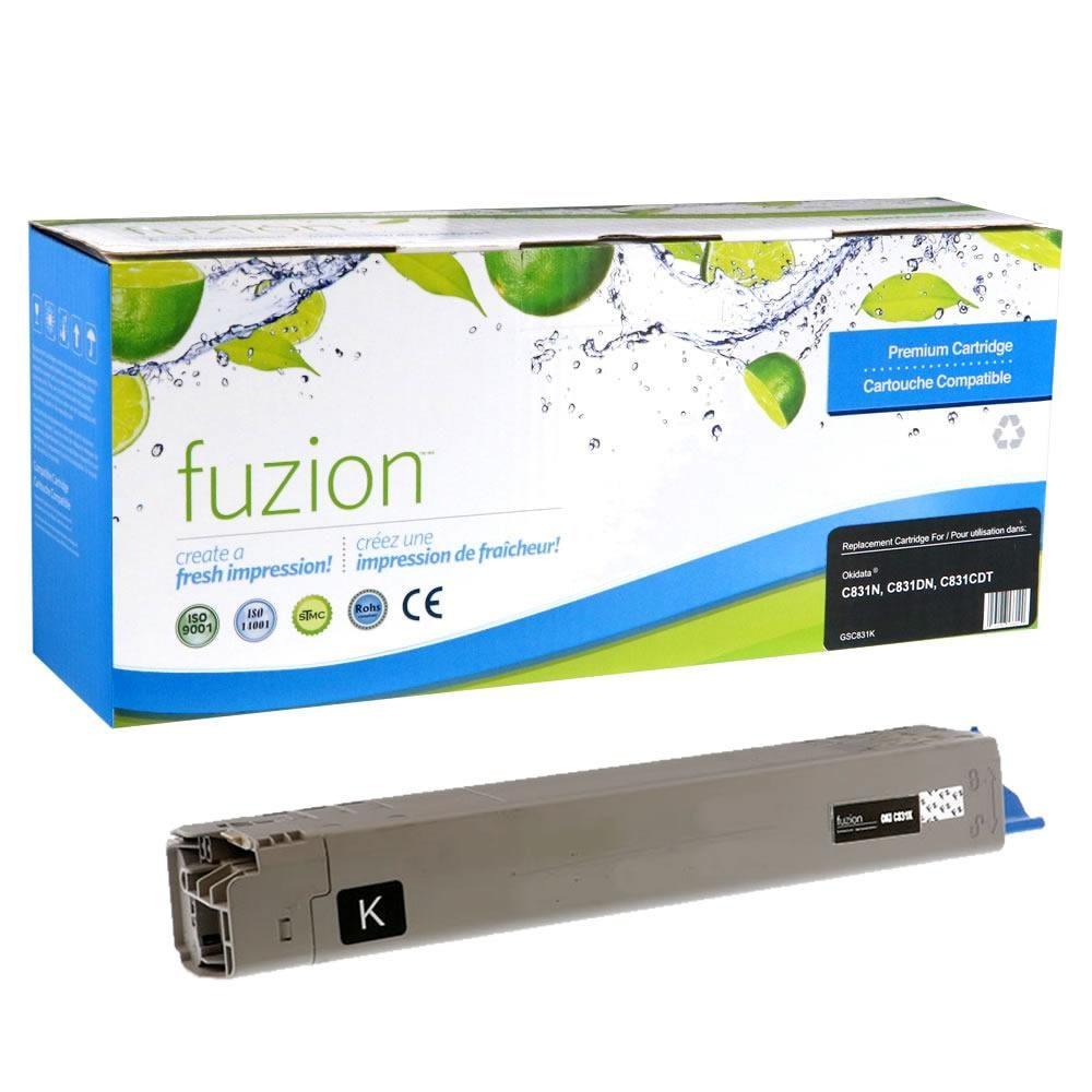 Fuzion Remanufactured Toner for Okidata 44844512 - Black