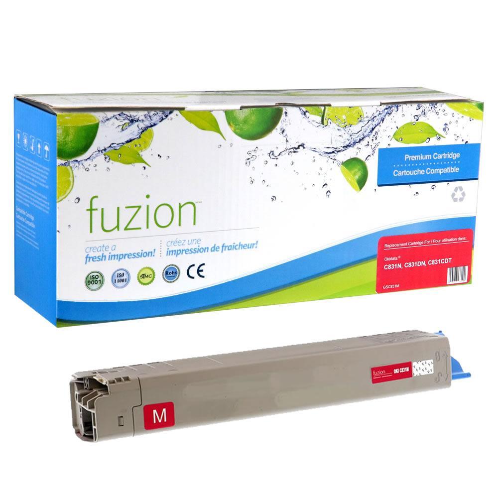 Fuzion Remanufactured Toner for Okidata 44844510 - Magenta