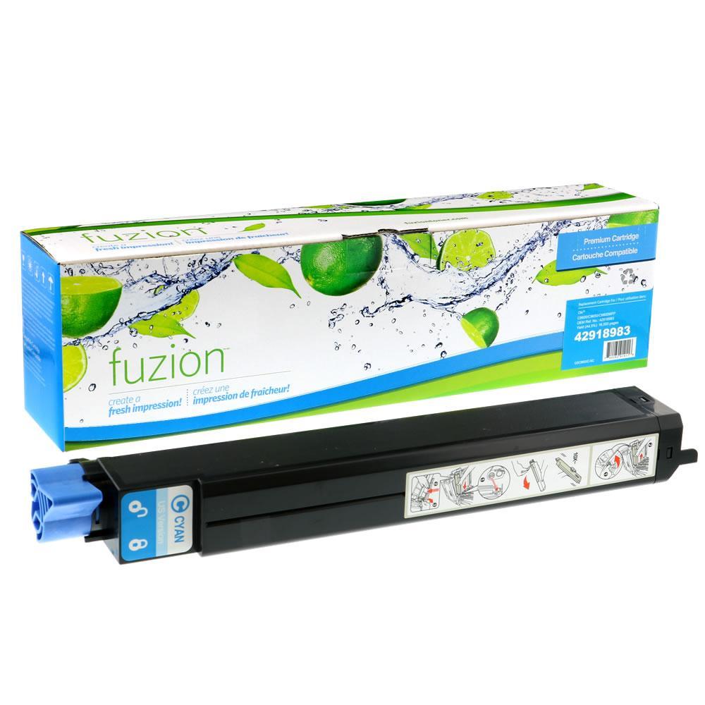 Fuzion New Compatible Toner for Okidata C9600 - Cyan