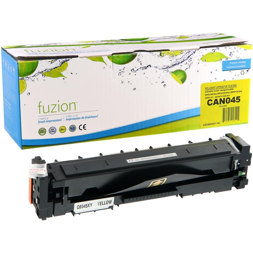 Fuzion New Compatible Toner for Canon 1243C001 (045H) - Yellow