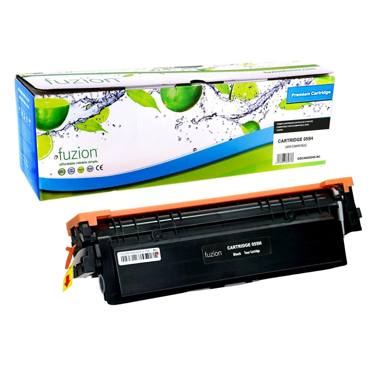 Fuzion New Compatible Toner for Canon 3020C001 (055H) - Black