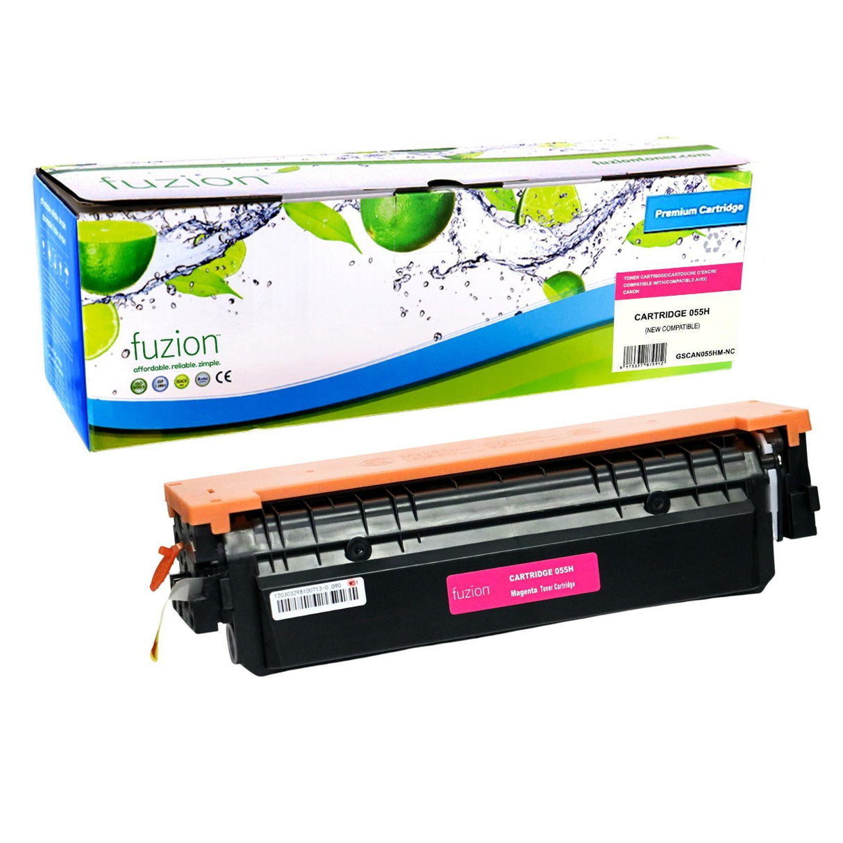Fuzion New Compatible Toner for Canon 3018C001 (055H) - Magenta