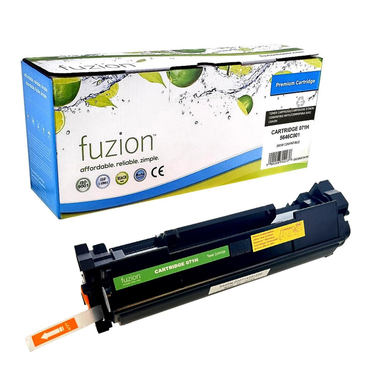 Fuzion New Compatible Toner for Canon 5646C001 (071H)