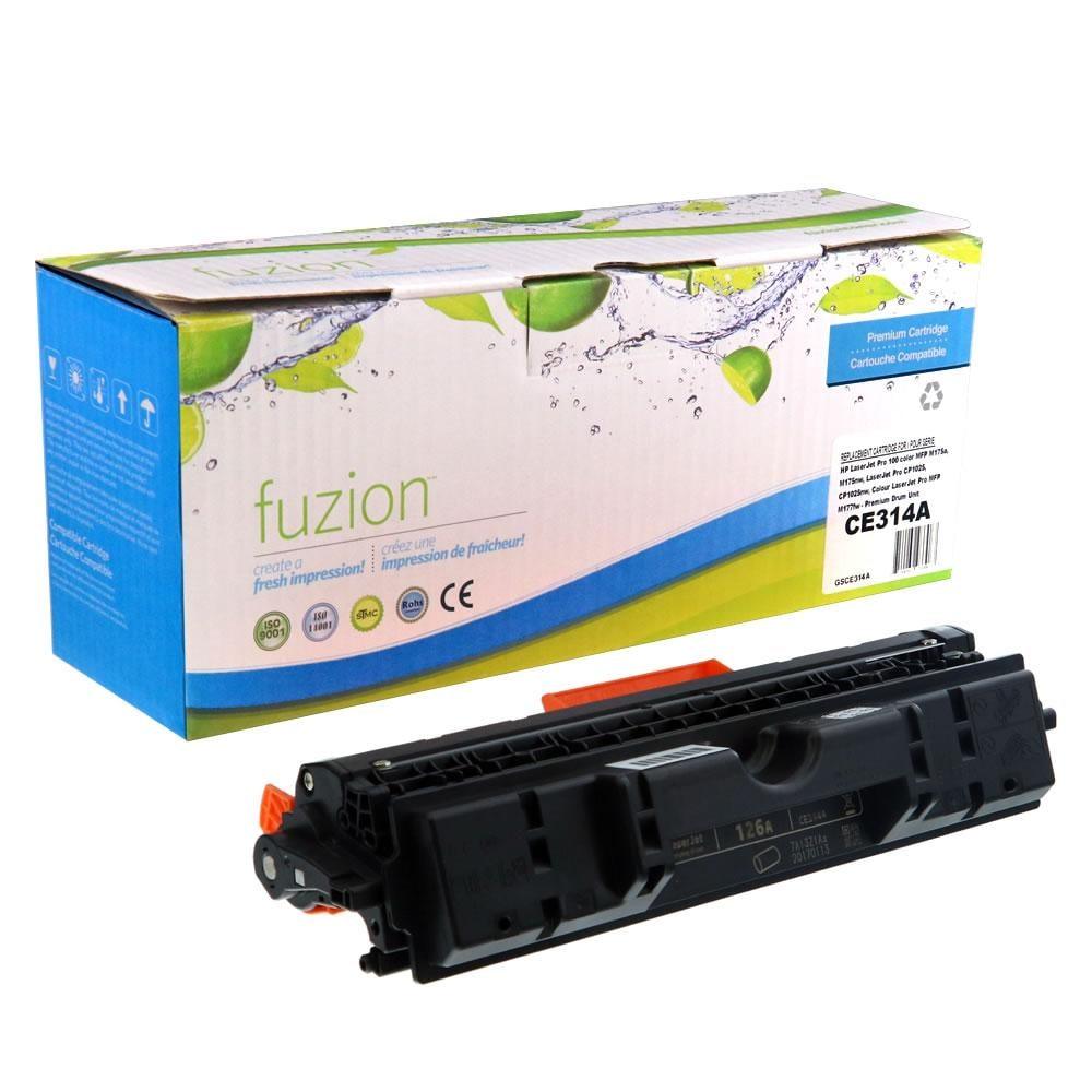 Fuzion Remanufactured Drums, Toner for HP CE314A (126A)