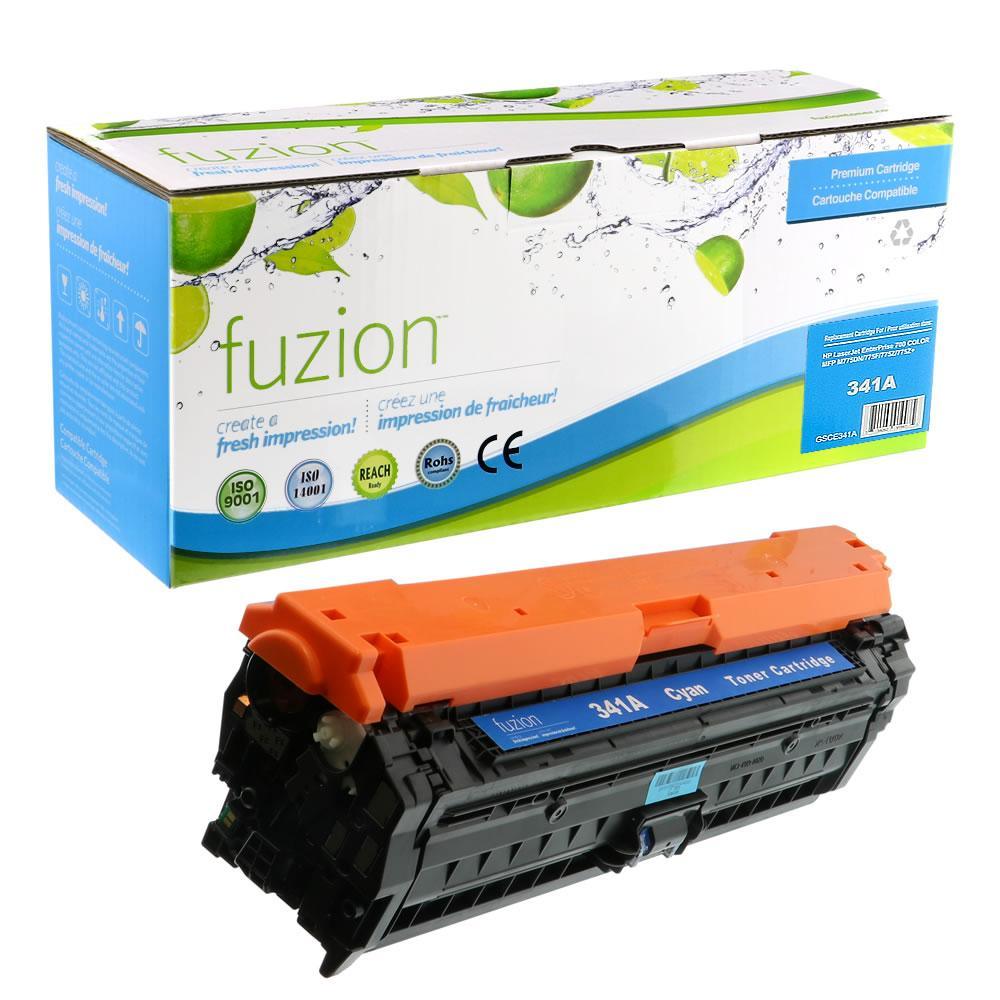 Fuzion Remanufactured Toner for HP CE341A (651A) - Cyan