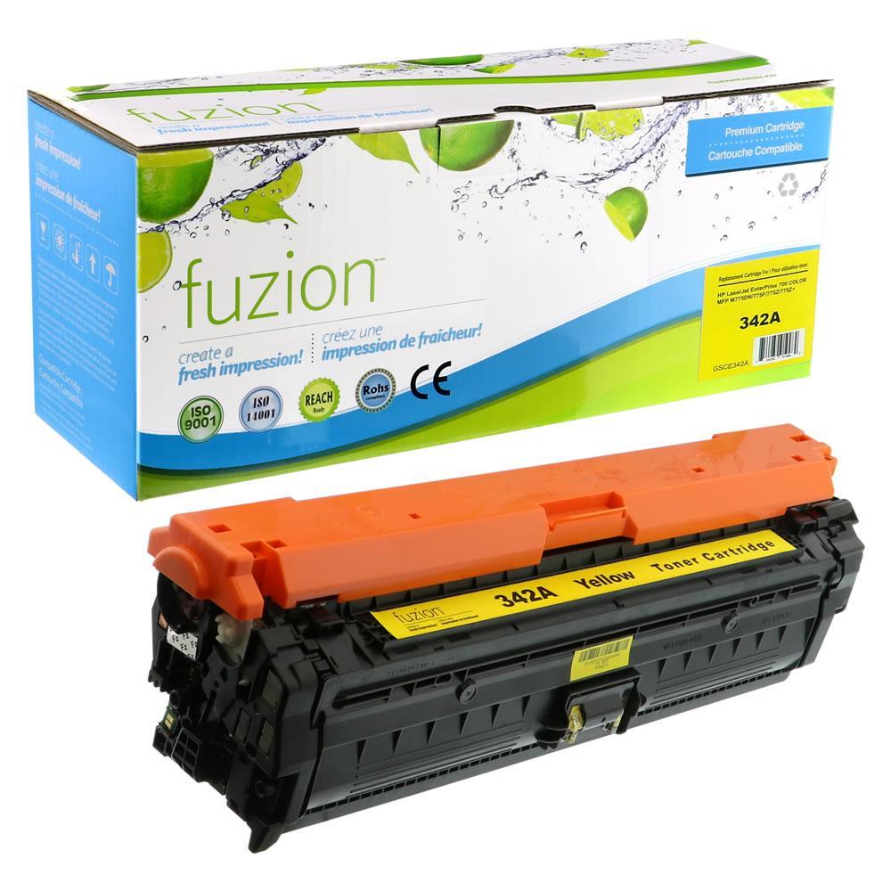 Fuzion Remanufactured Toner for HP CE342A (651A) - Yellow