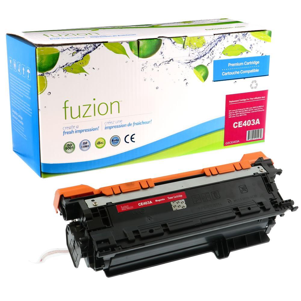 Fuzion Remanufactured Toner for HP CE403A (507A) - Magenta