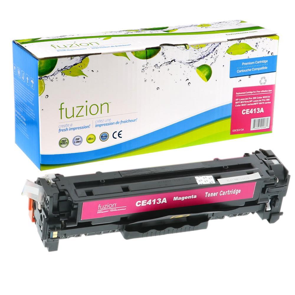 Fuzion Remanufactured Toner for HP CE413A (305A) - Magenta