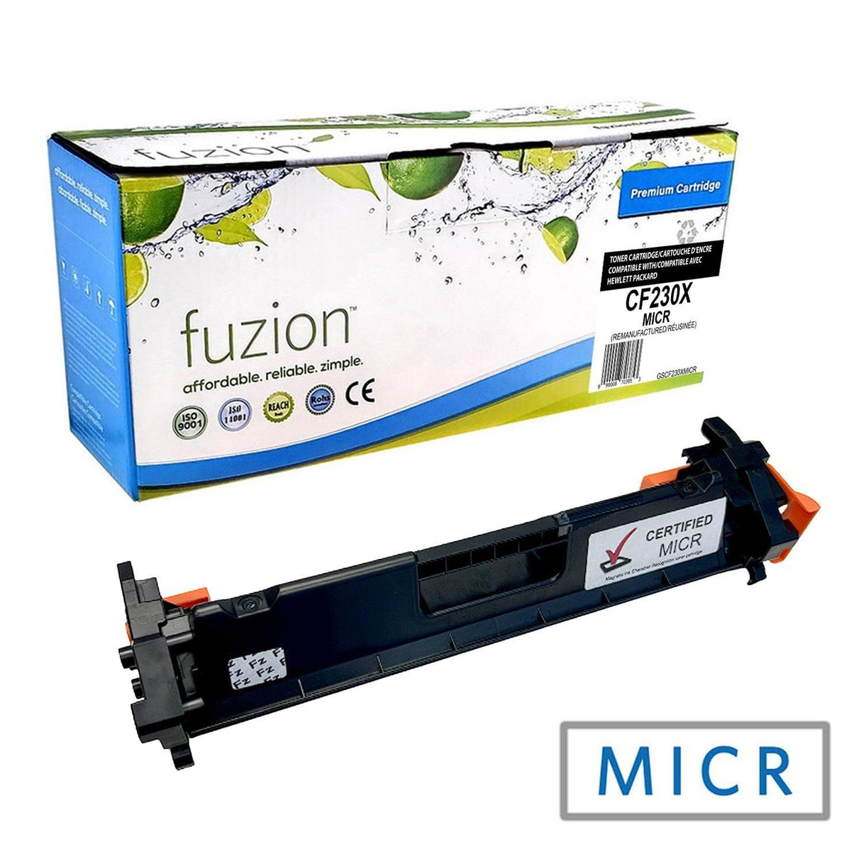 Fuzion Remanufactured MICR Cartridges for HP CF230X MICR